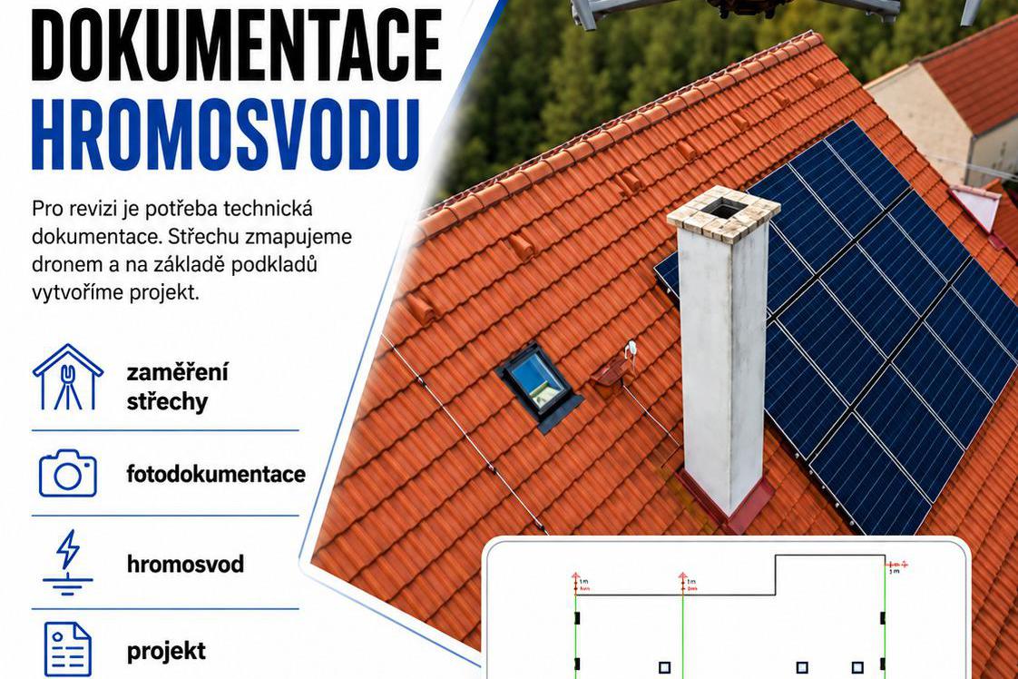 Revize hromosvodů včetně doplnění dokumentace