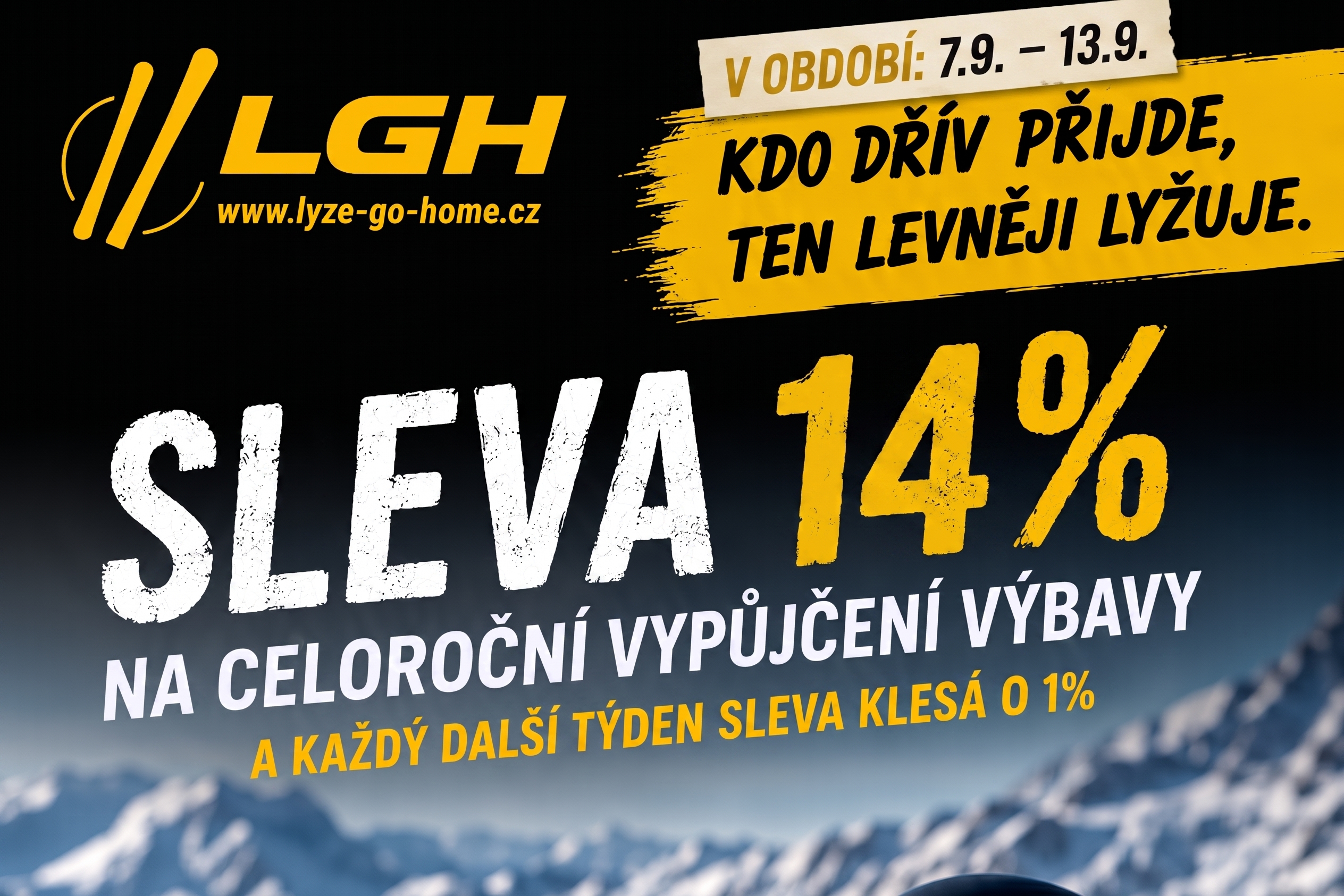CELOSEZÓNNÍ PŮJČOVNA -14 %