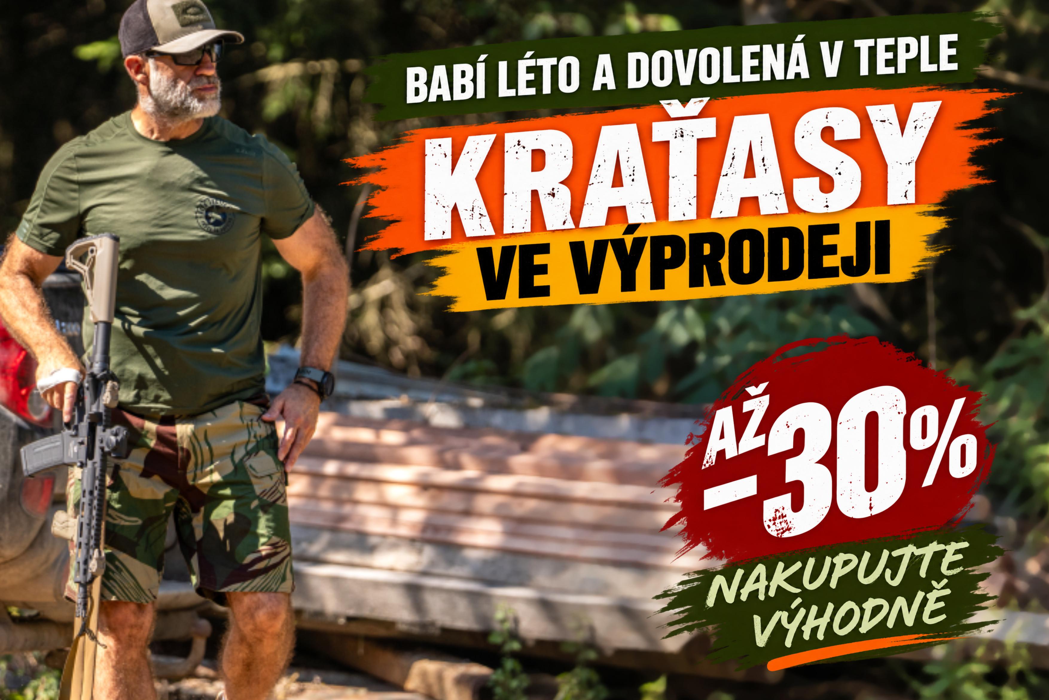 Sleva až 30% - kraťasy ještě neodkládejte