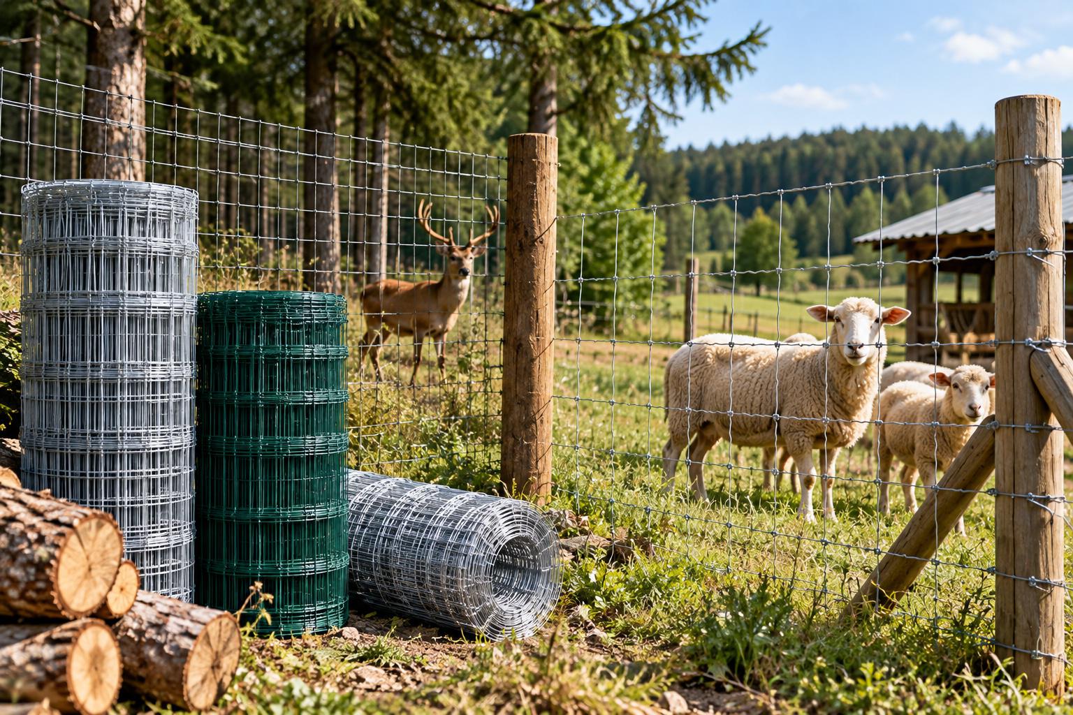 Užitková lesní pletiva,  až 20 let odolnost.
