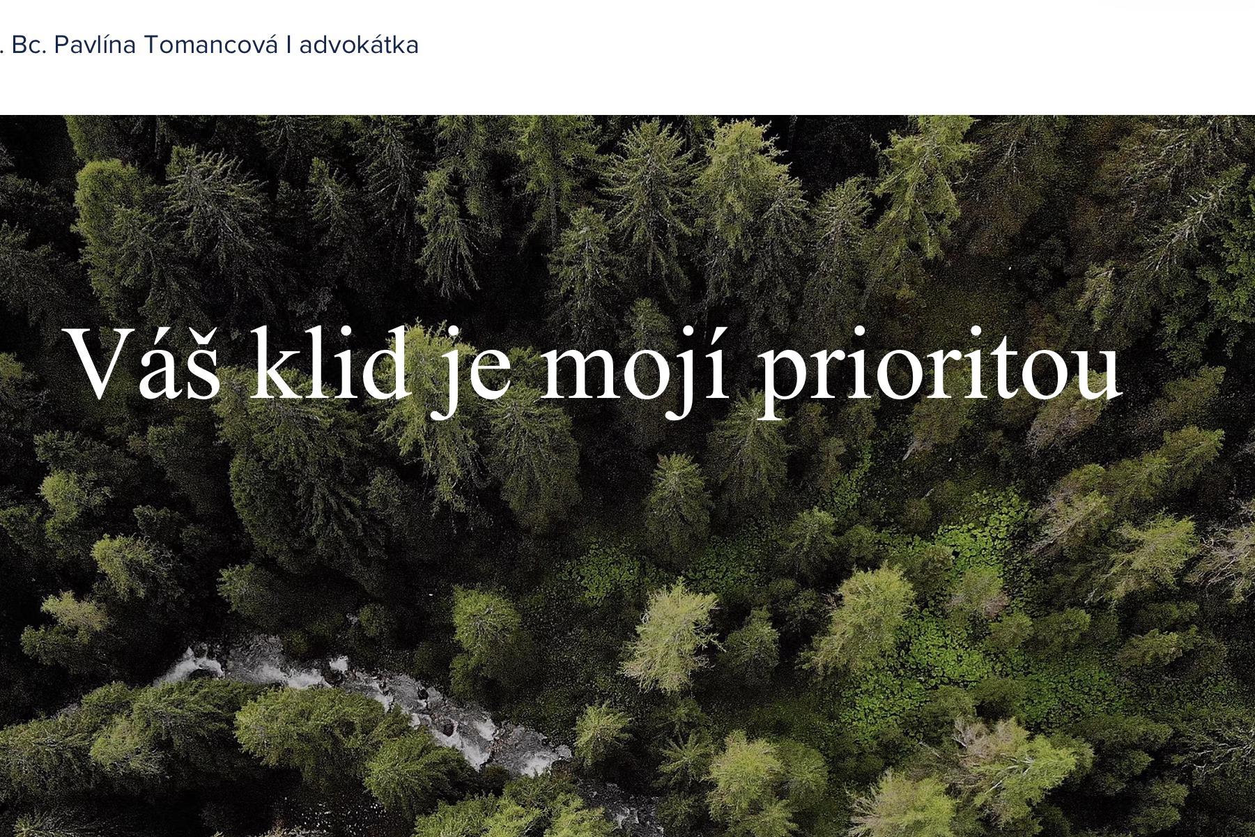 Advokát Mgr. Bc. Pavlína Tomancová foto 1