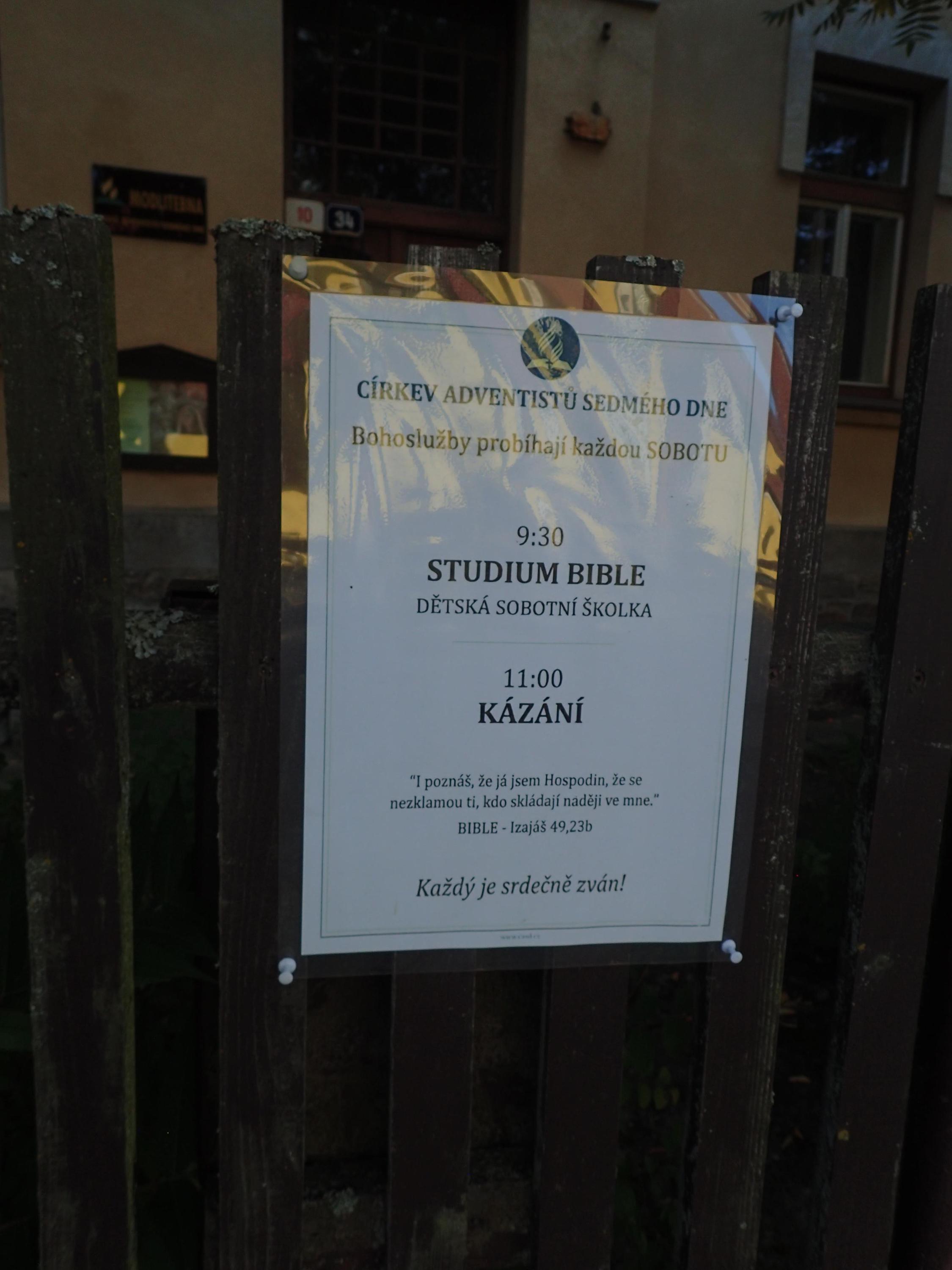 Modlitebna Sbor Církve adventistů sedmého dne Žďár nad Sázavou foto 4
