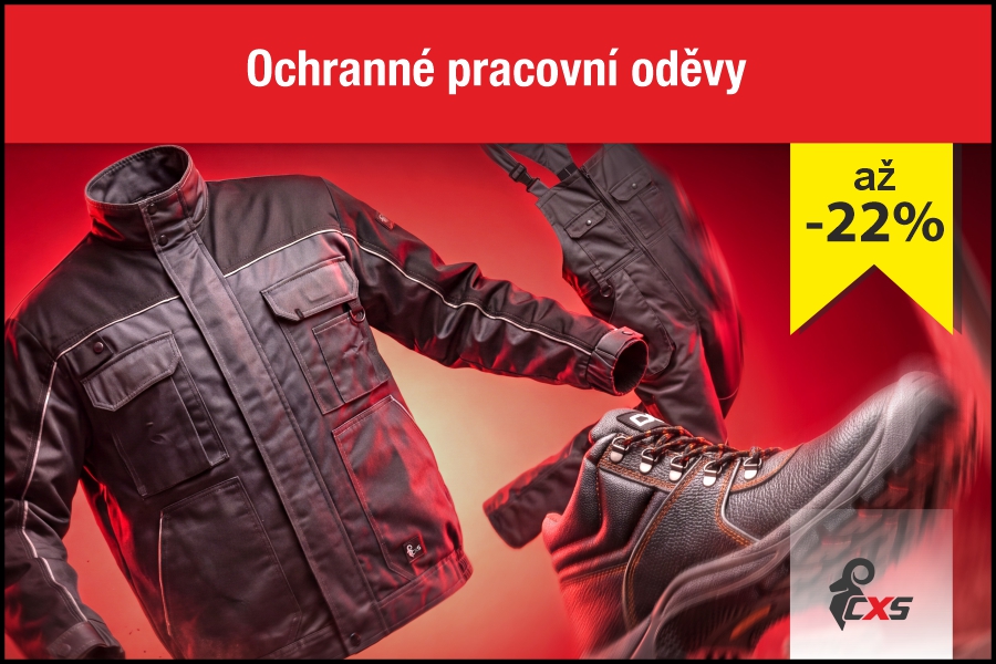 Ochranné pracovní oděvy CXS nyní výhodněji