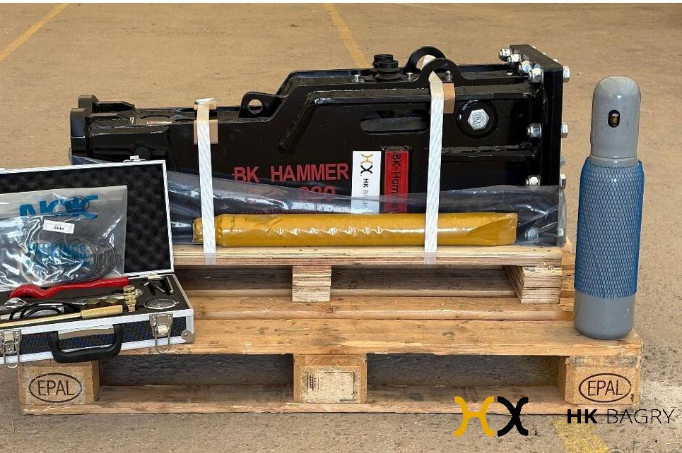 Bourací kladiva BK Hammer pro bagry 1–36 t