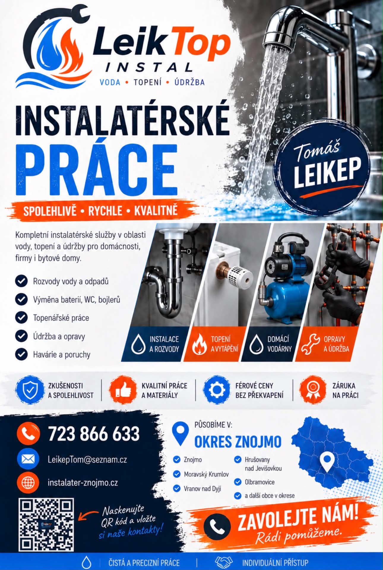 Instalatér, topenář - Leikep Tomáš - LeikTop instal foto 2
