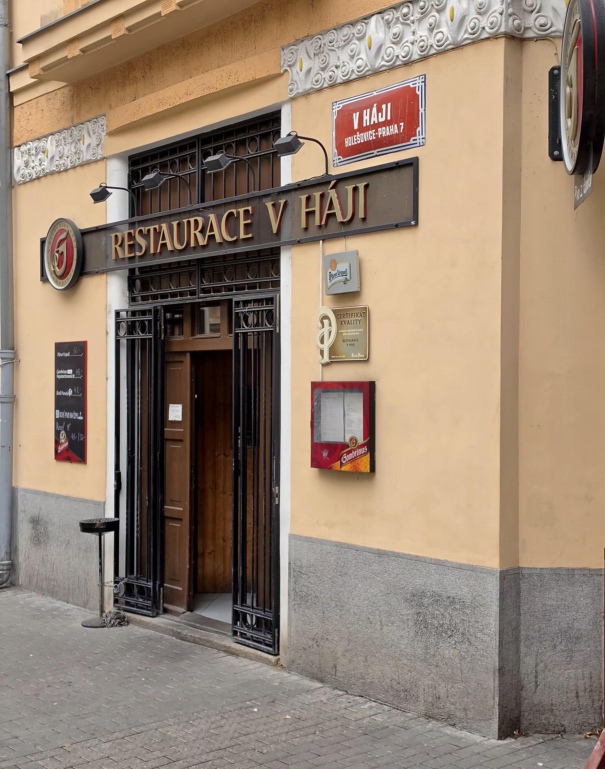 Restaurace V Háji