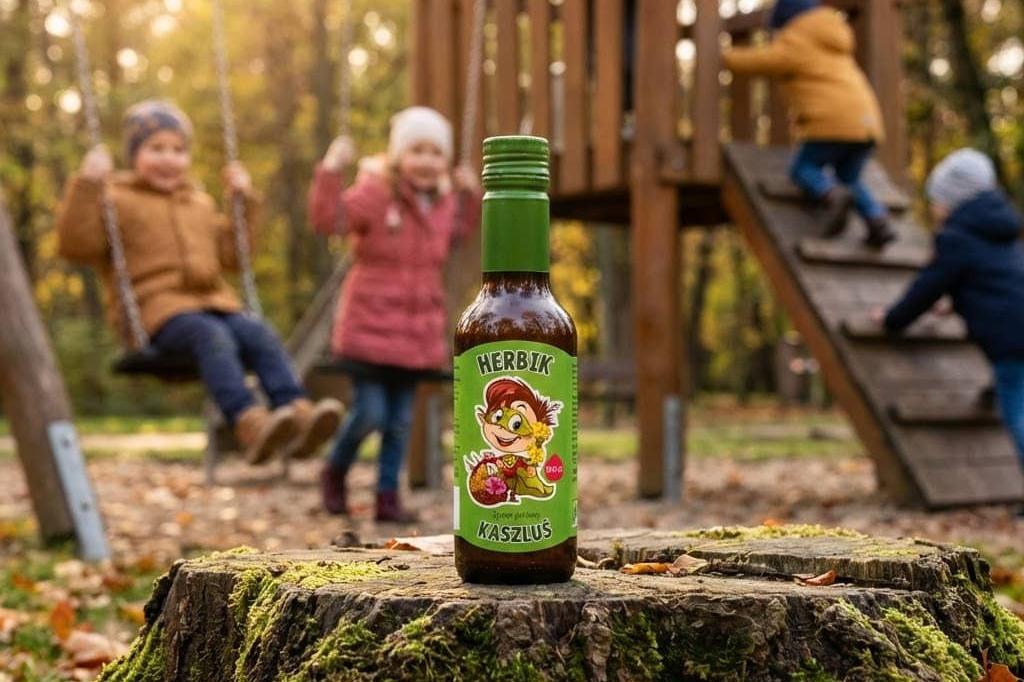 Herbik® Průdušníček – bylinný sirupy na kašel