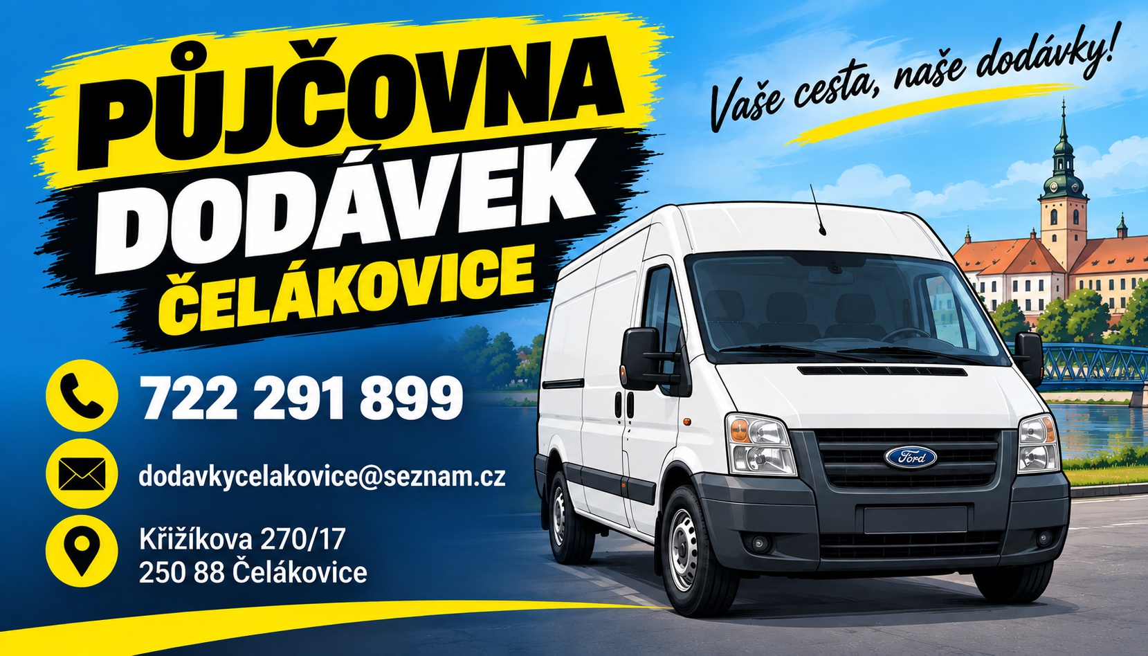 Půjčovna dodávek Čelákovice foto 1
