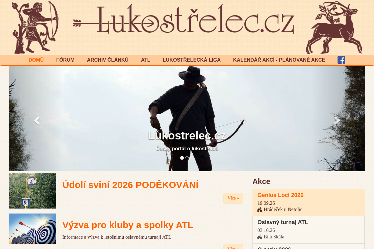 Asociace tradiční lukostřelby ČR - Lukostřelec.cz