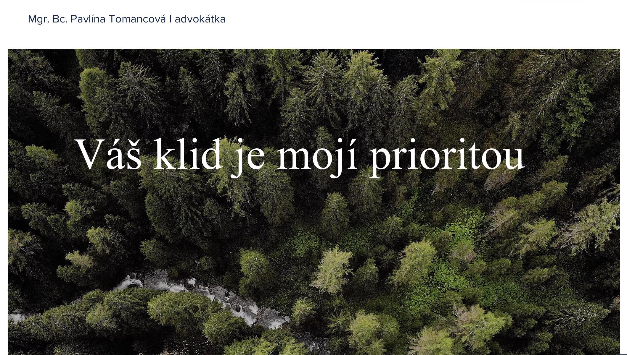 Advokát Mgr. Bc. Pavlína Tomancová foto 2