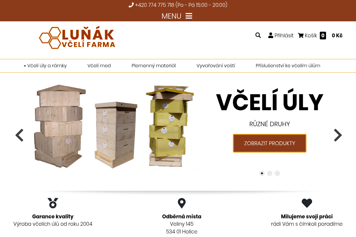Vcelifarmalunak.cz