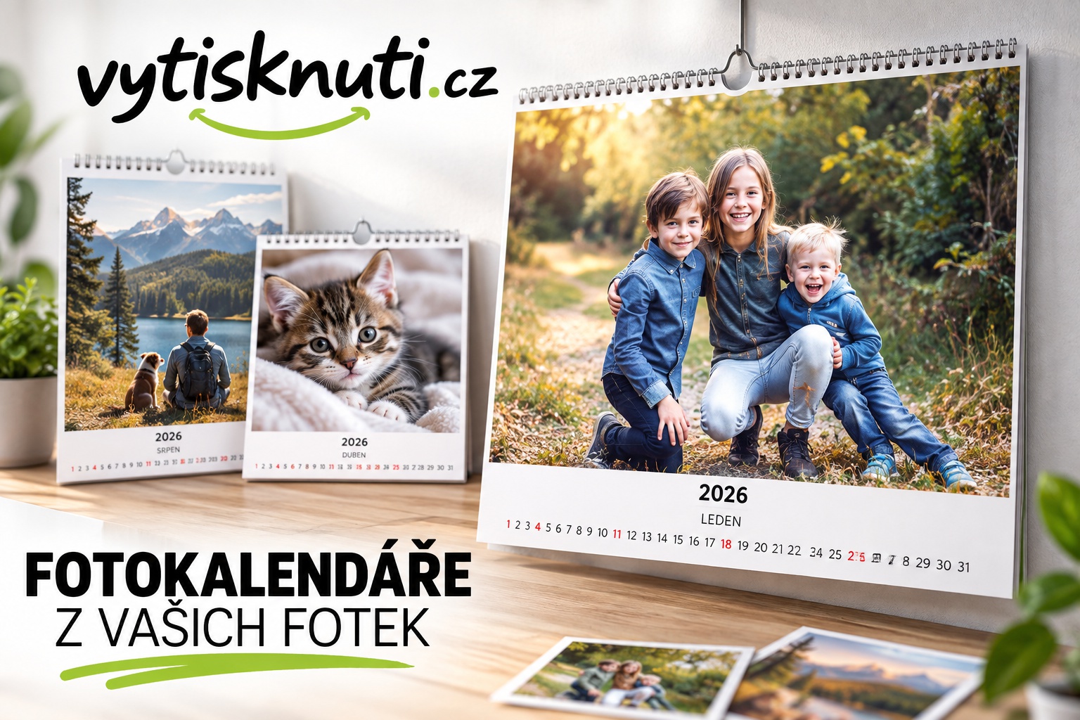 Akce 3+1 na fotokalendáře 2027 - nástěnné, stolní