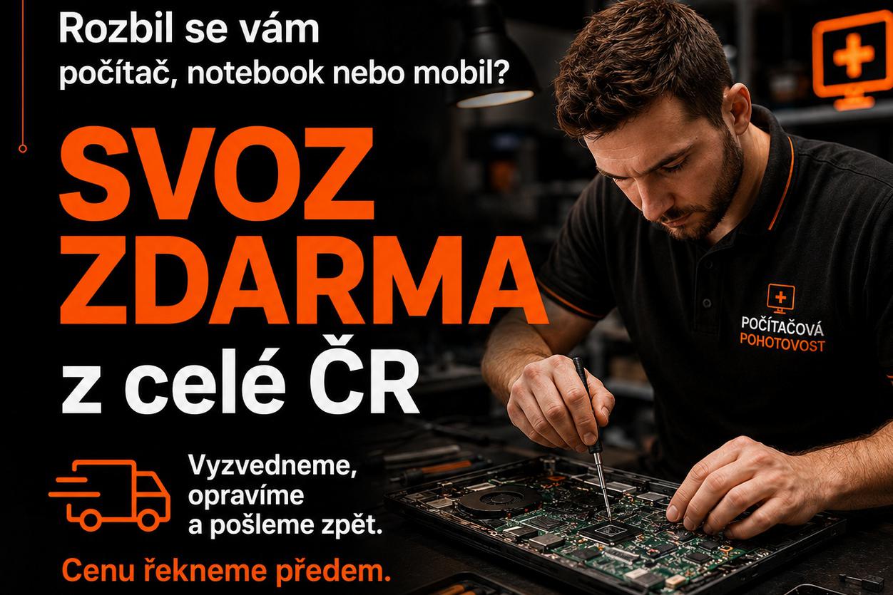 Rozbil se notebook, tiskárna nebo mobil?