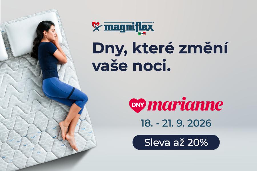 DNY MARIANNE - zdravotní matrace firmy MAGNIFLEX