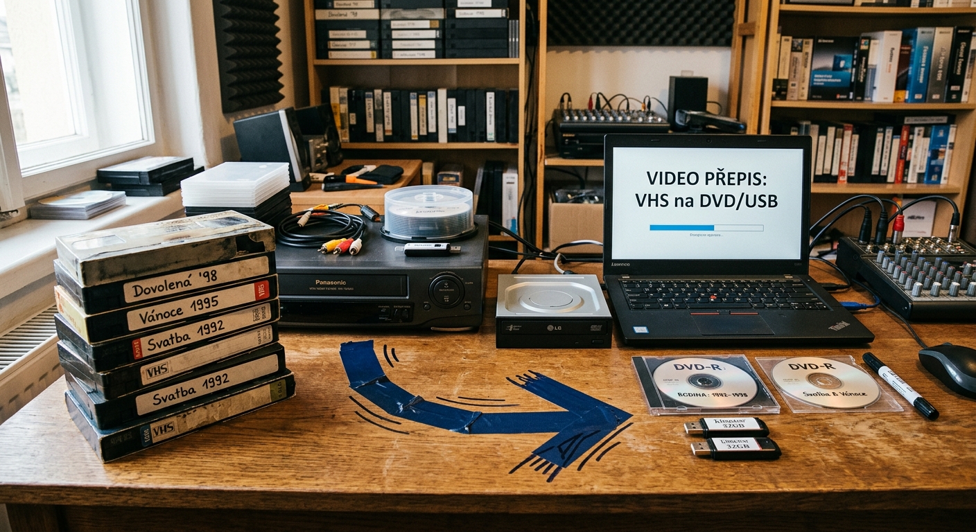 přepis VHS na DVD