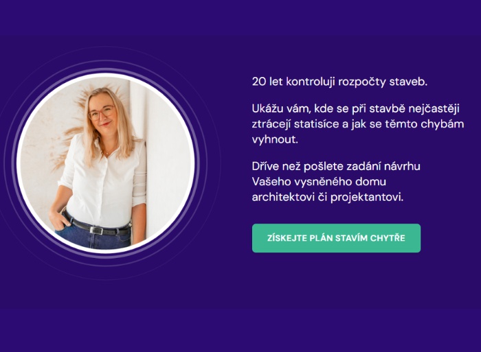 rozpocetdomu.cz - Štěpánka Čížková Babicová foto 3