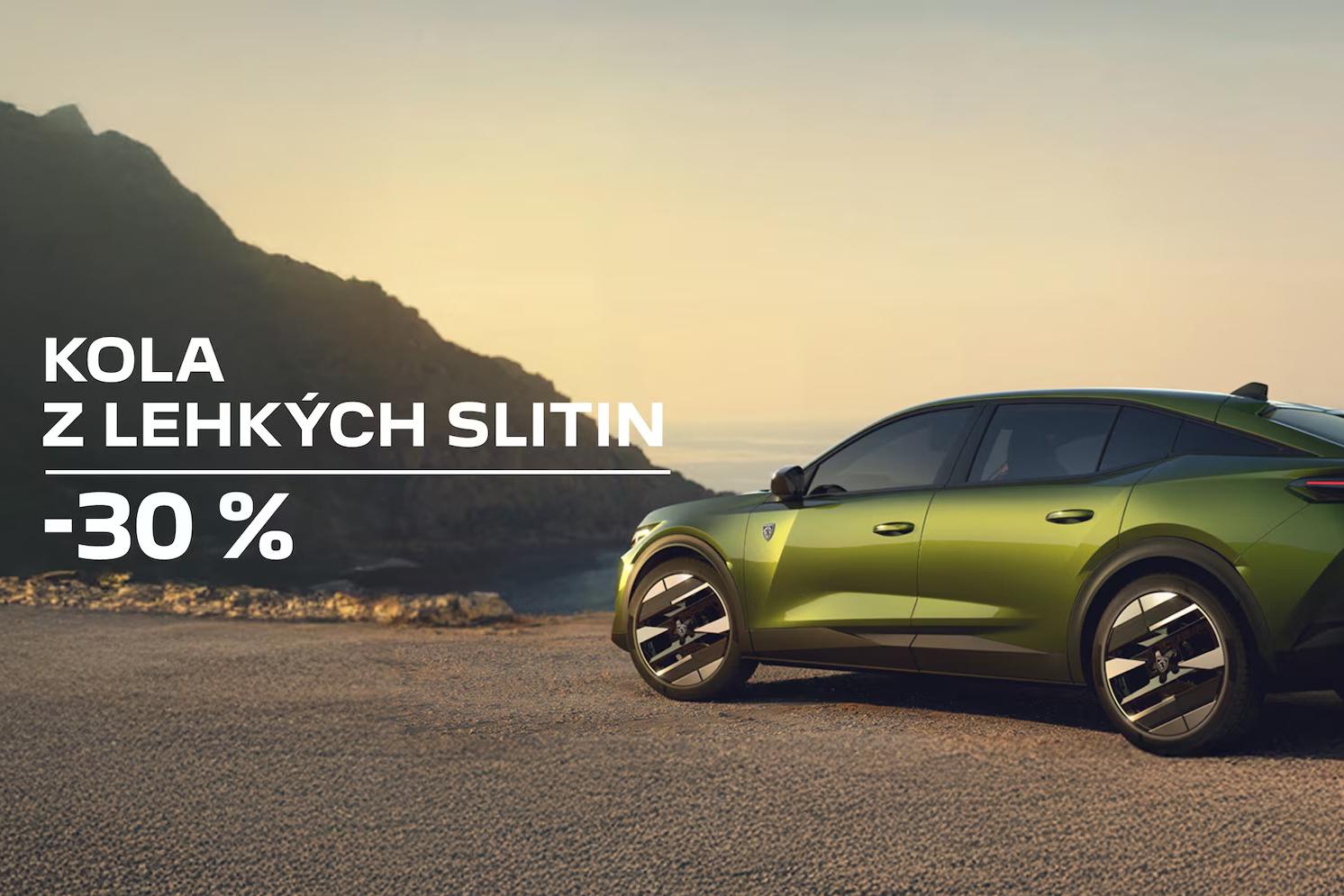 PEUGEOT HLINÍKOVÉ KOLA S 30% SLEVOU