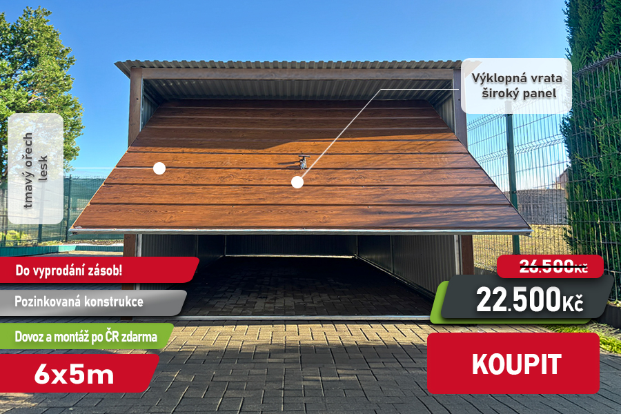 Nejpopulárnější model garáže v naší nabídce