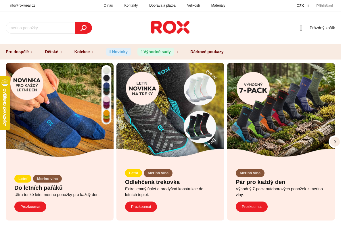 ROX - poctivé české ponožky