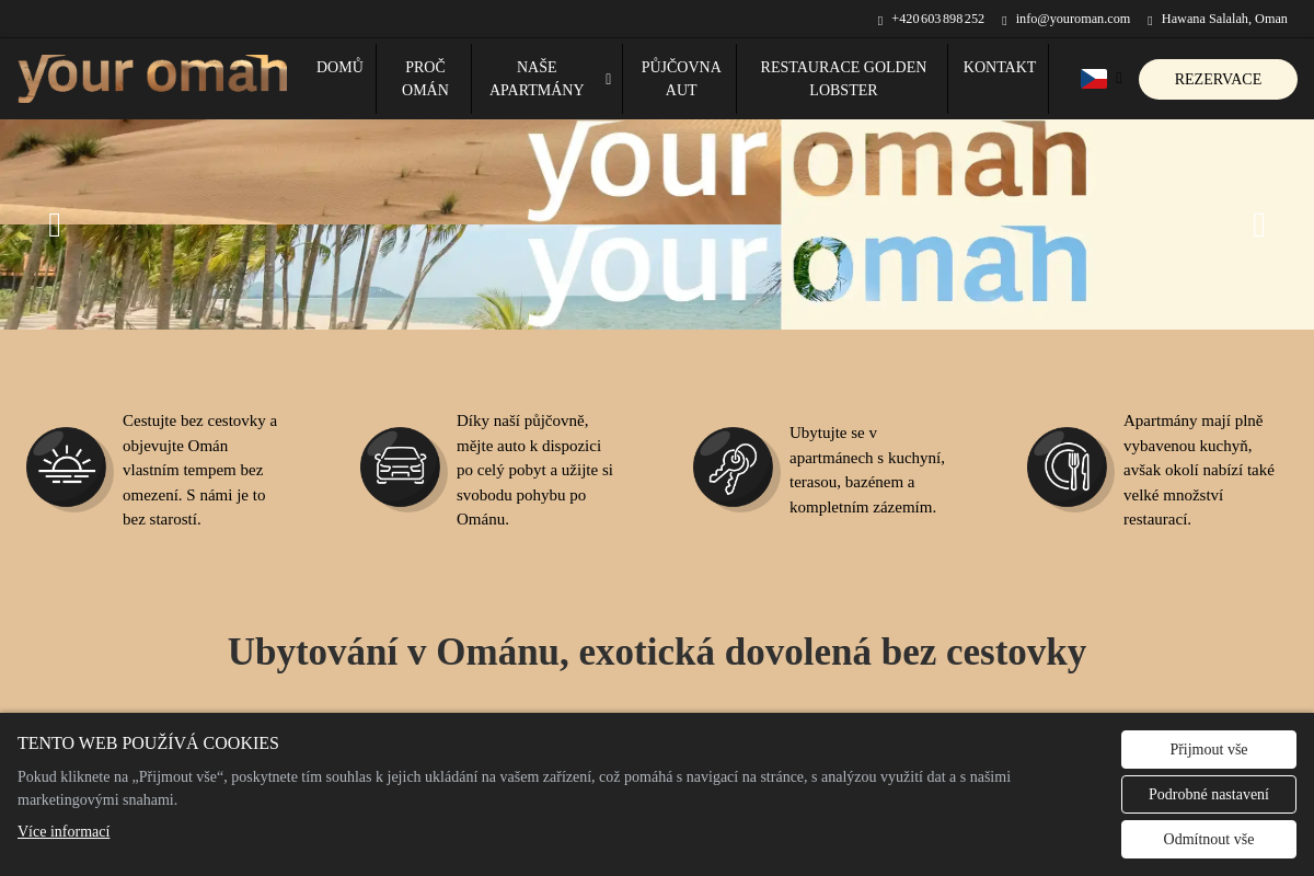 Apartmány v Ománu - Baxant