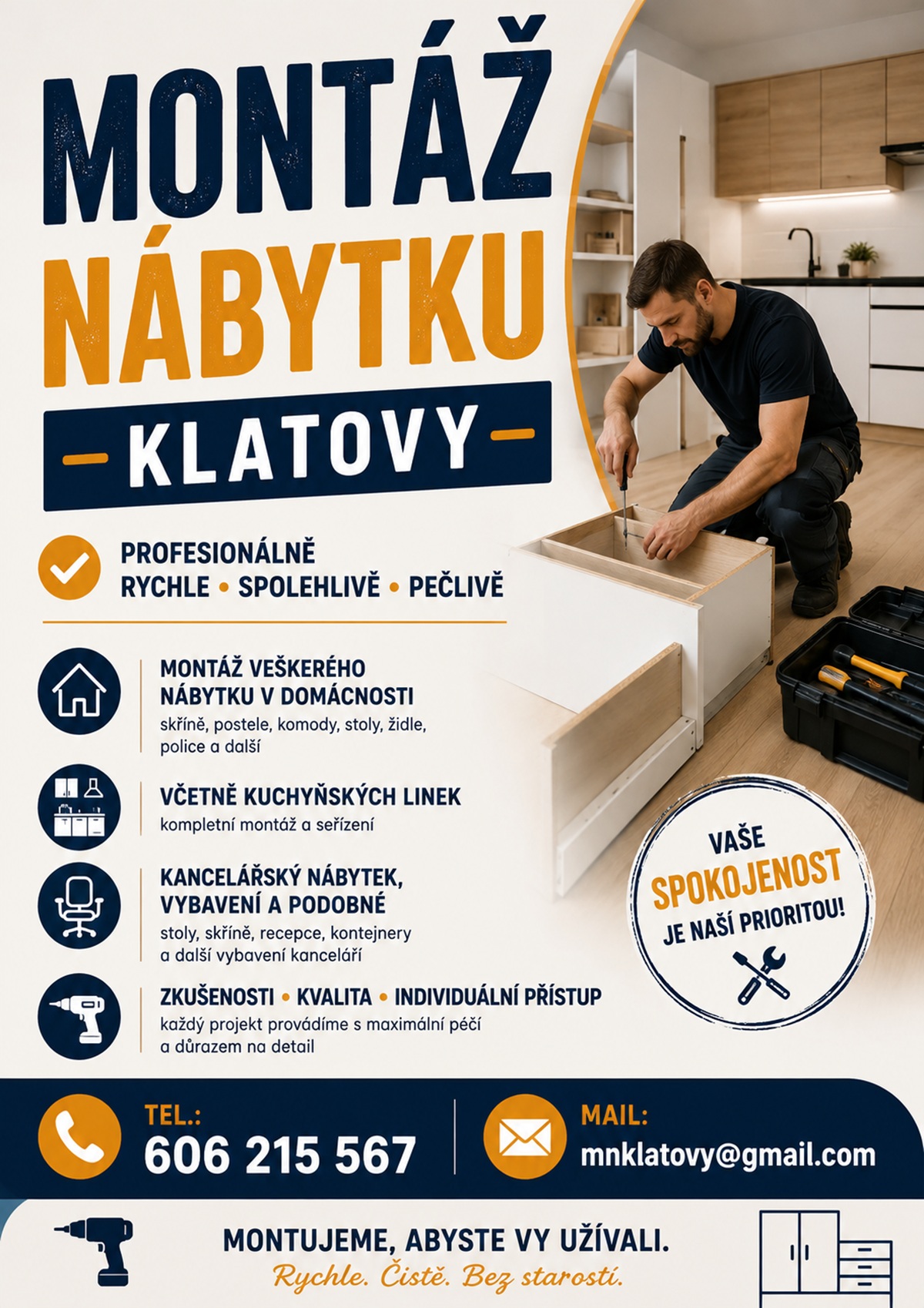 montáž nábytku Klatovy foto 1