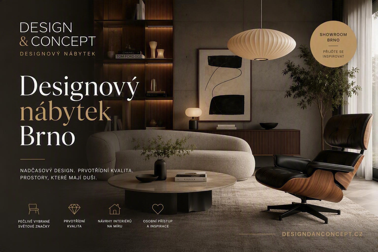 Designový nábytek, který má charakter