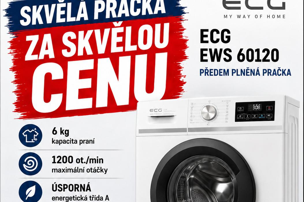 Úsporná pračka na 6kg prádla