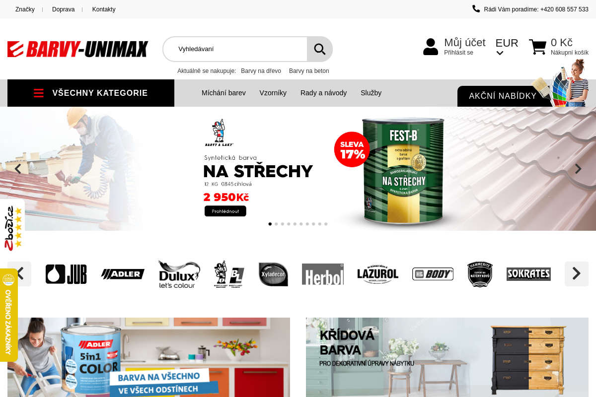 BARVY-UNIMAX.CZ