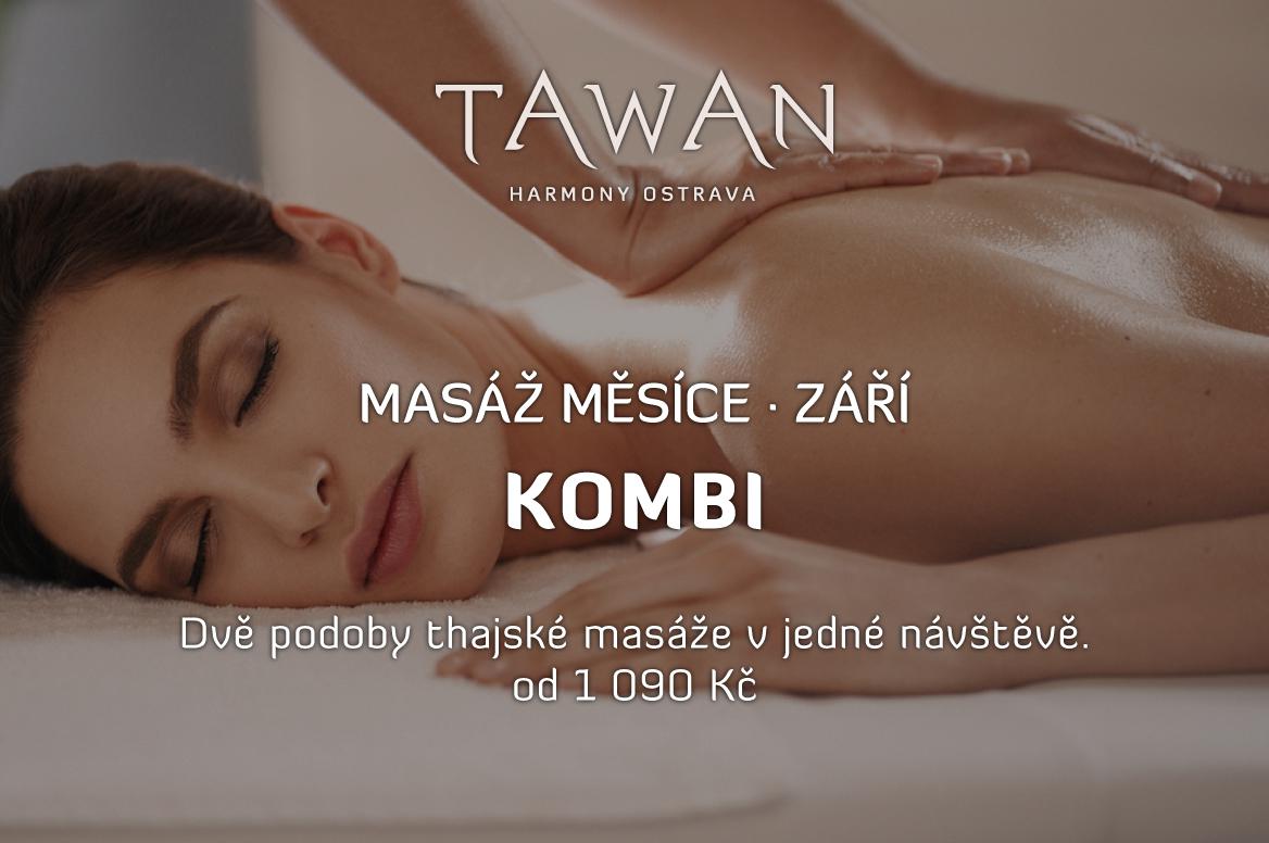 Masáž měsíce KOMBI + 35 % na párové masáže