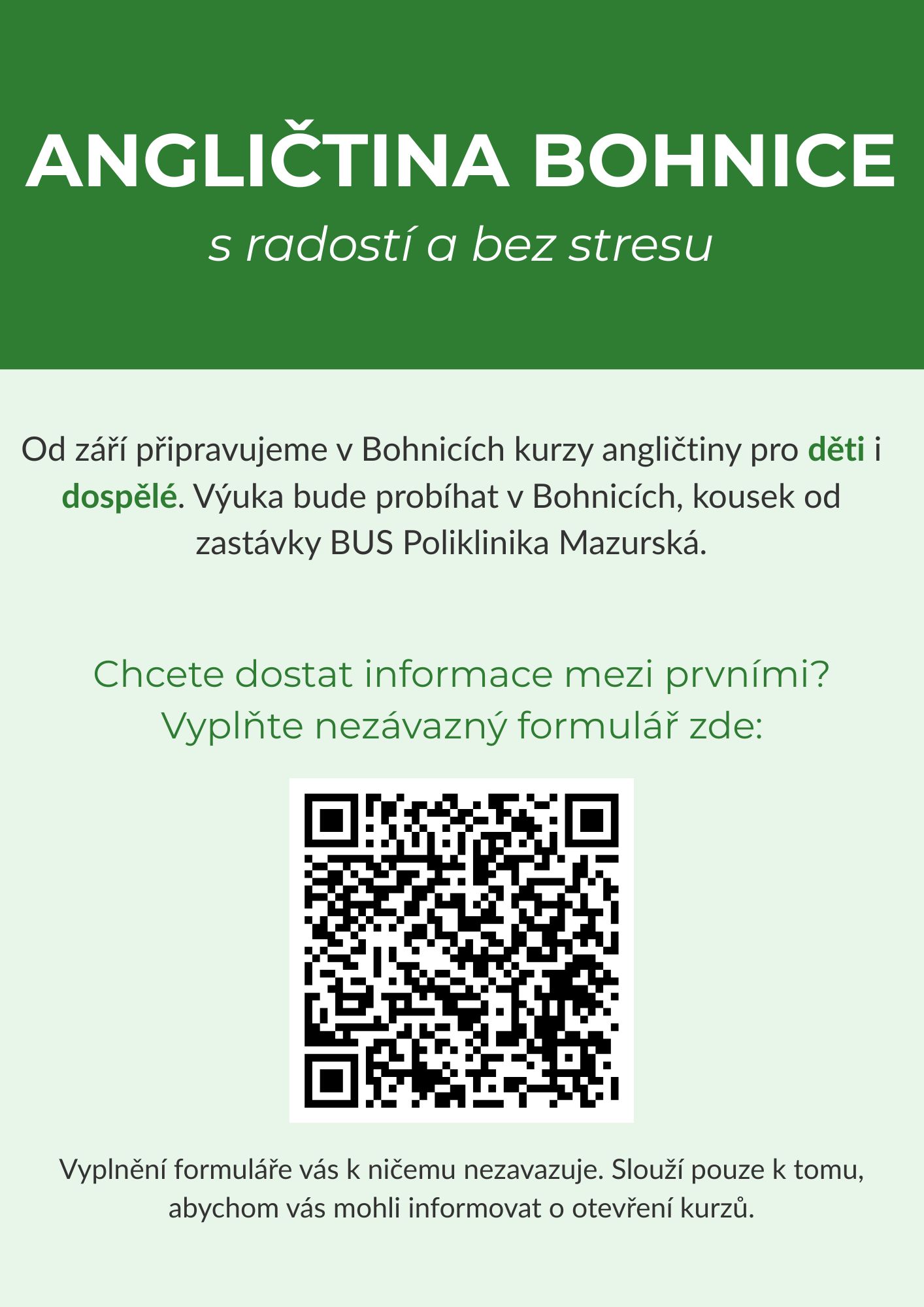 Angličtina Bohnice foto 1