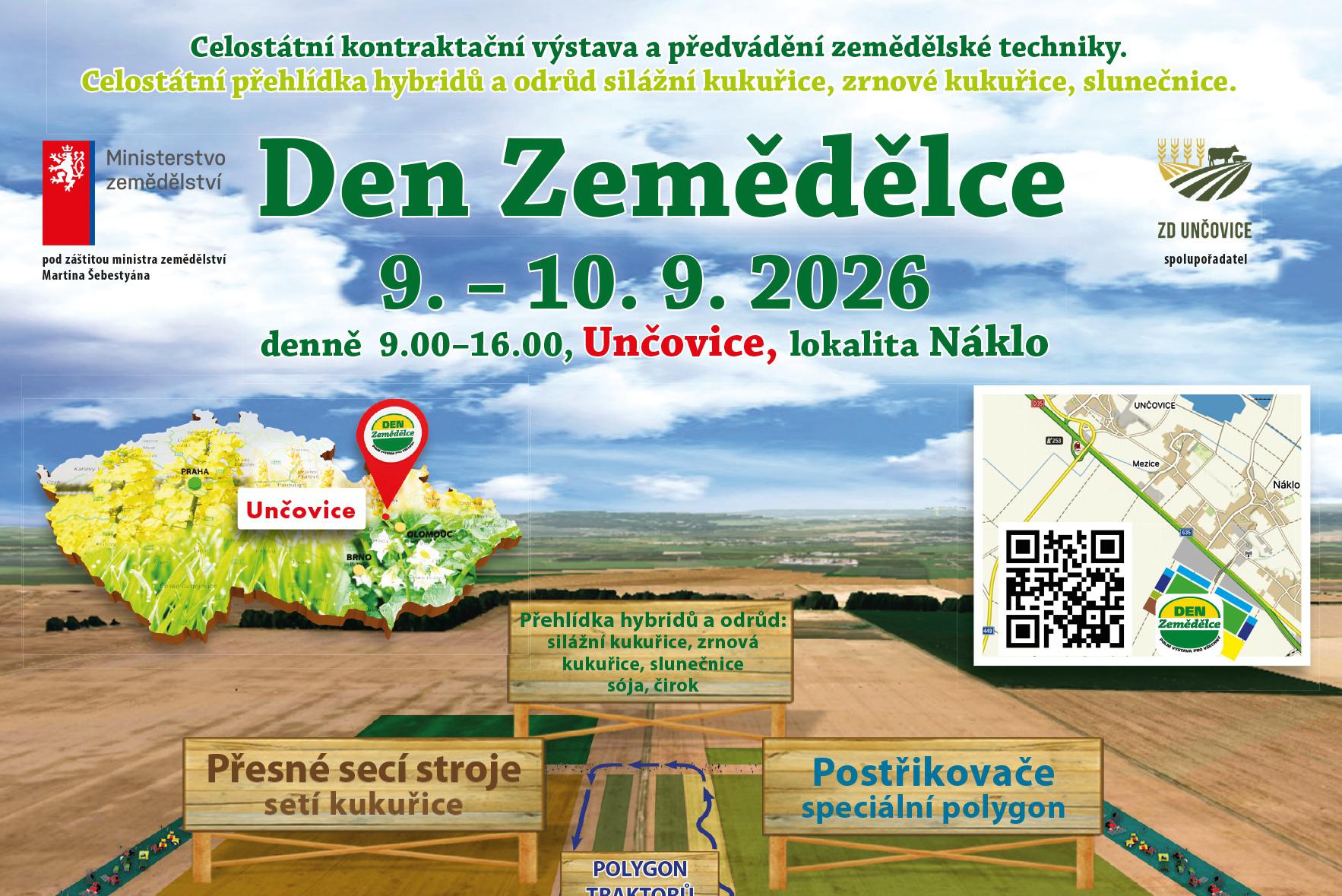 Den Zemědělce 9.-10.9.2026 Unčovice