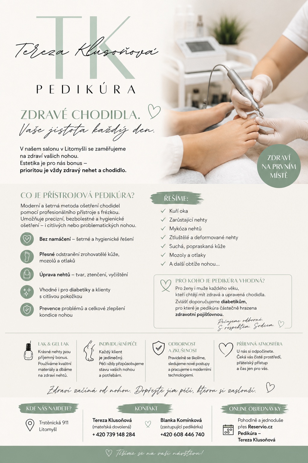 Pedikúra - Tereza Klusoňová foto 2