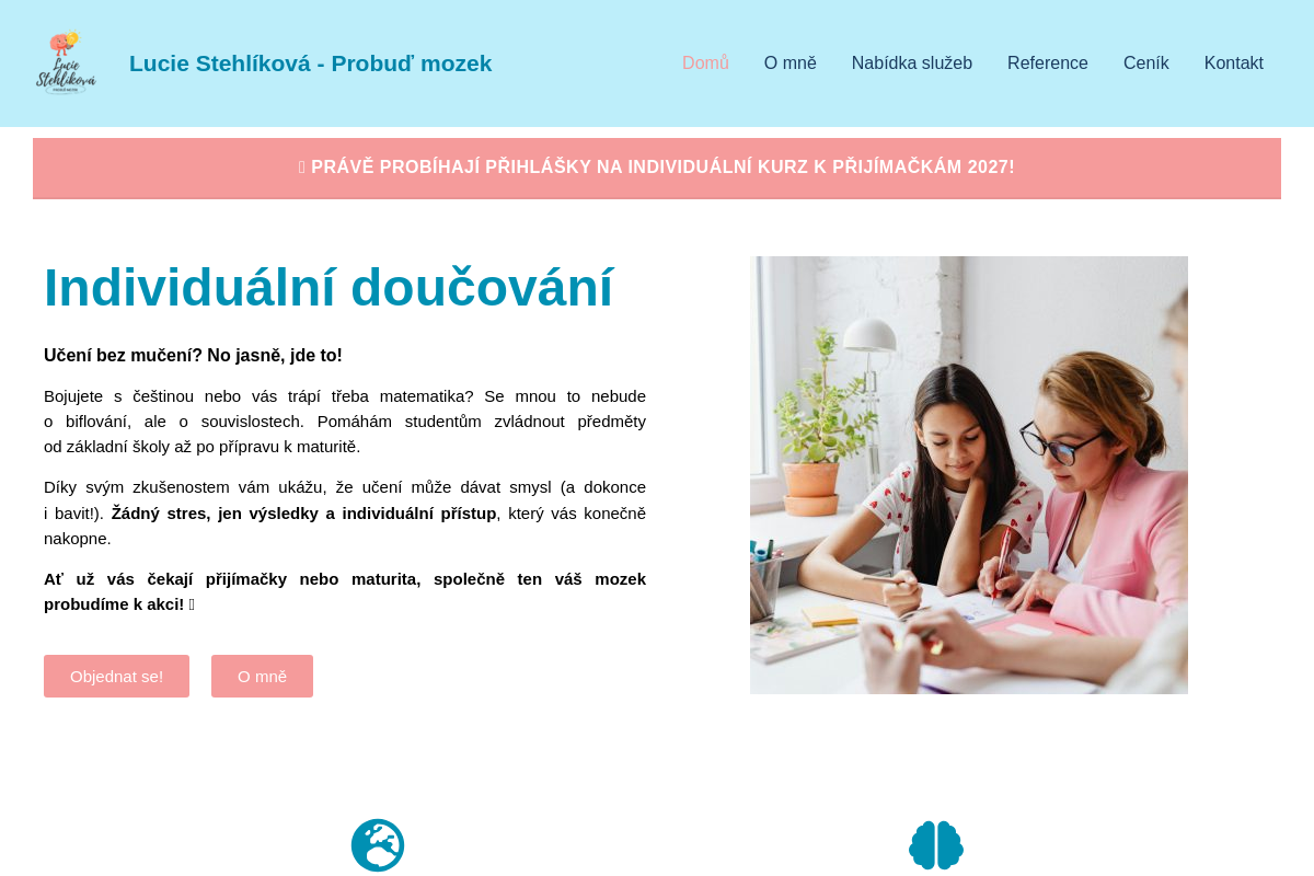 Lucie Stehlíková – Probuď mozek