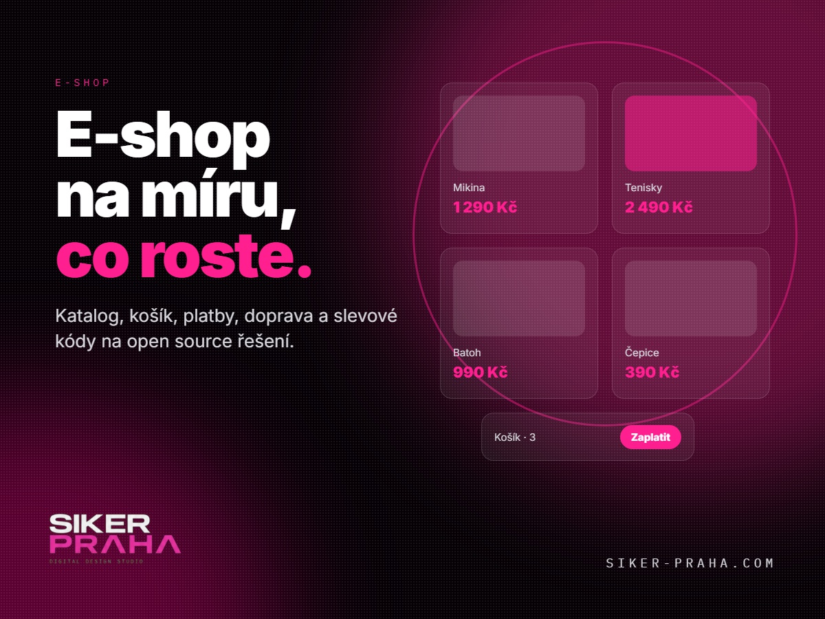 E-shop na míru