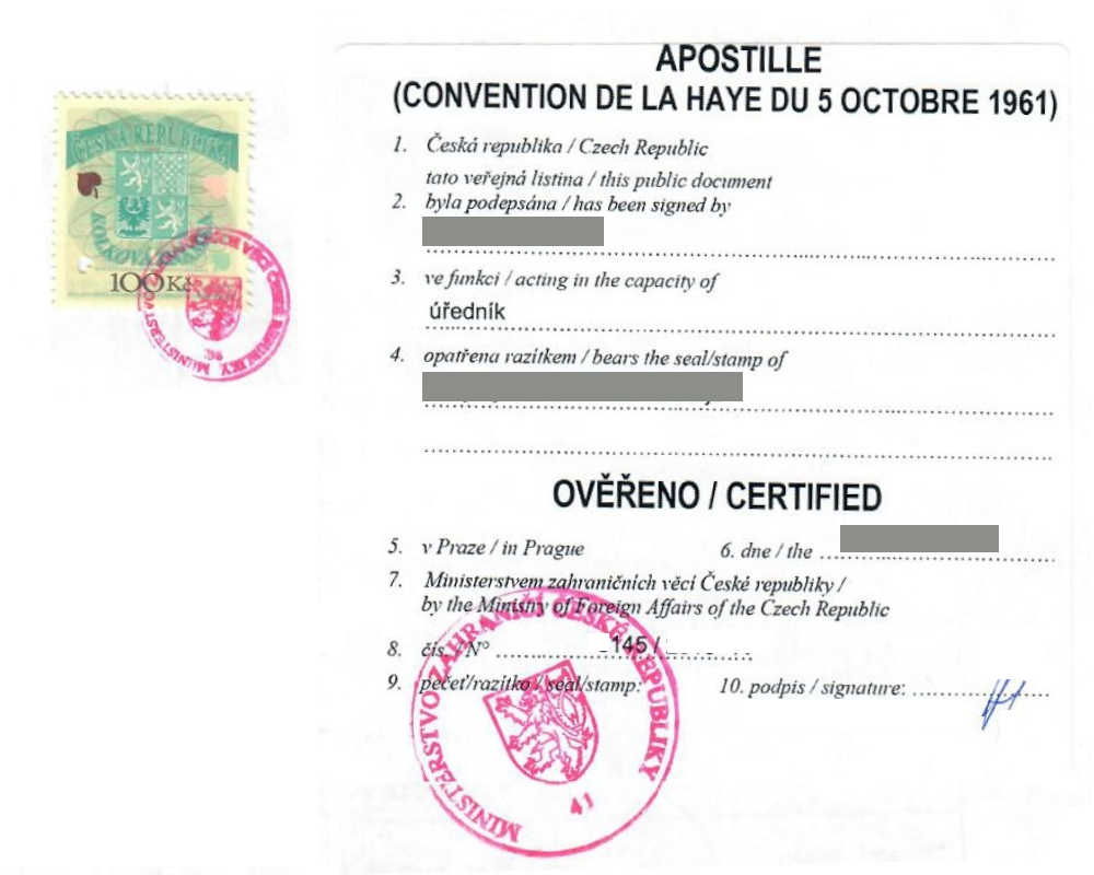 Legalizace a apostily