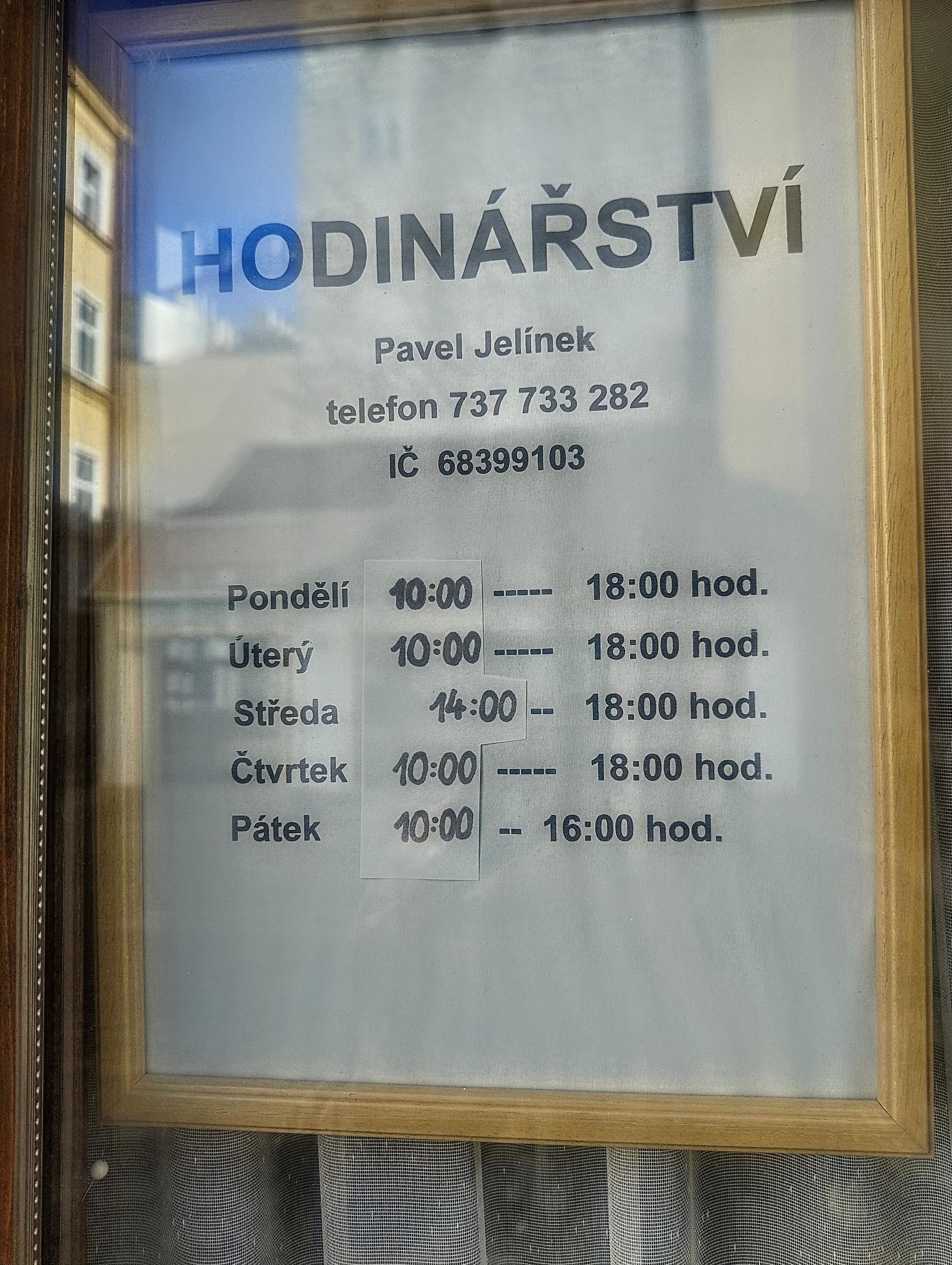 Hodinářství Pavel Jelínek foto 1