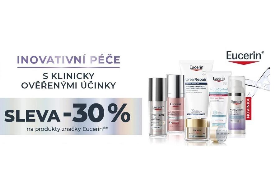 30% sleva na značku Eucerin
