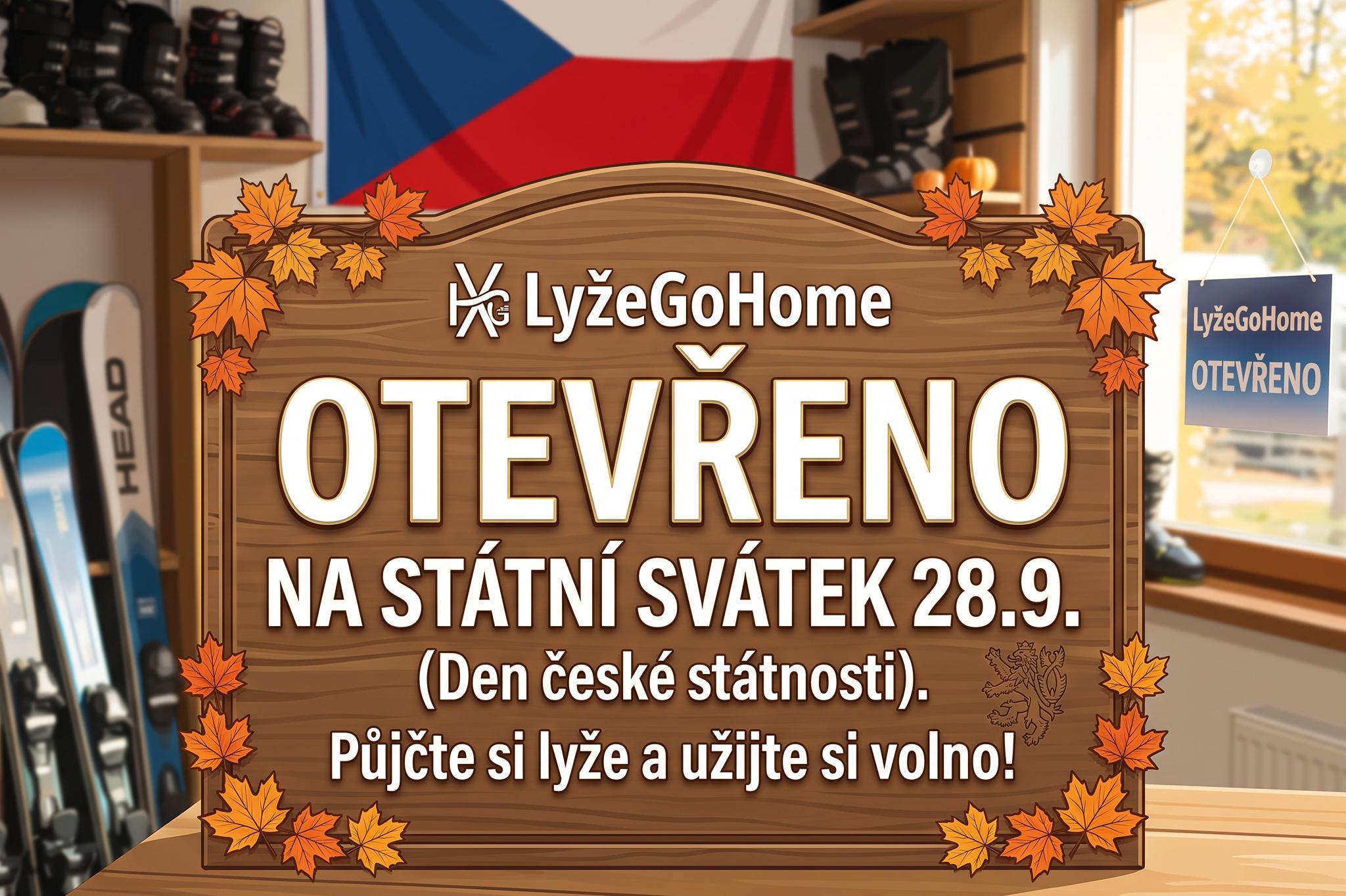 STÁTNÍ SVÁTEK 28.9. - OTEVŘENO!