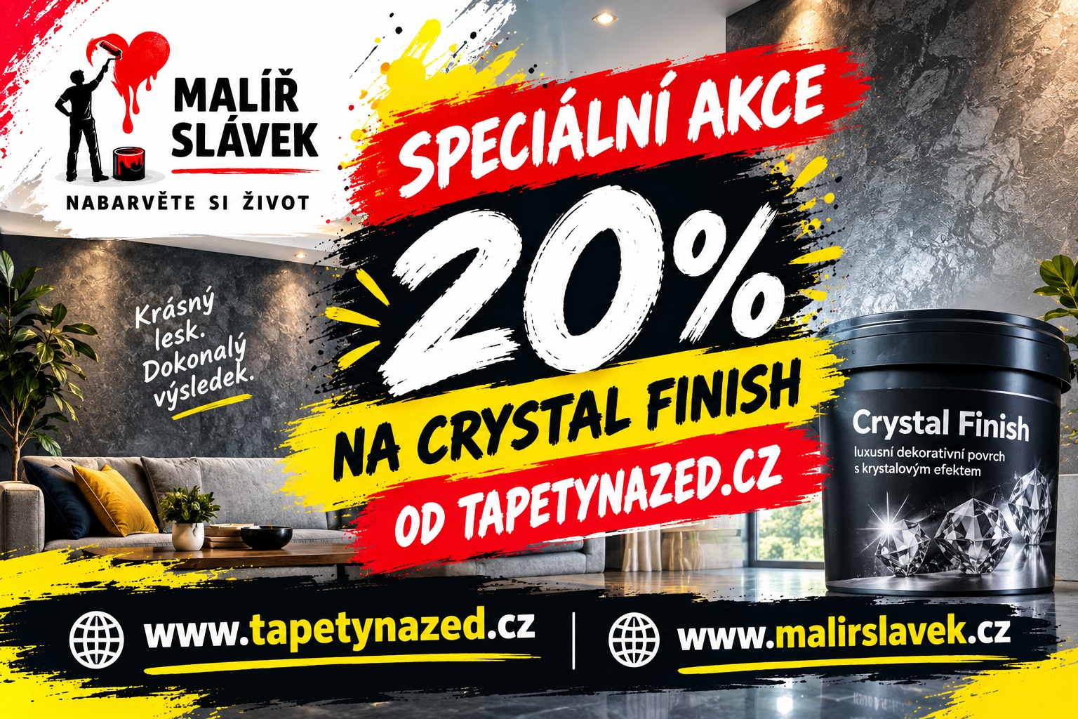 SLEVA na Crystal finish