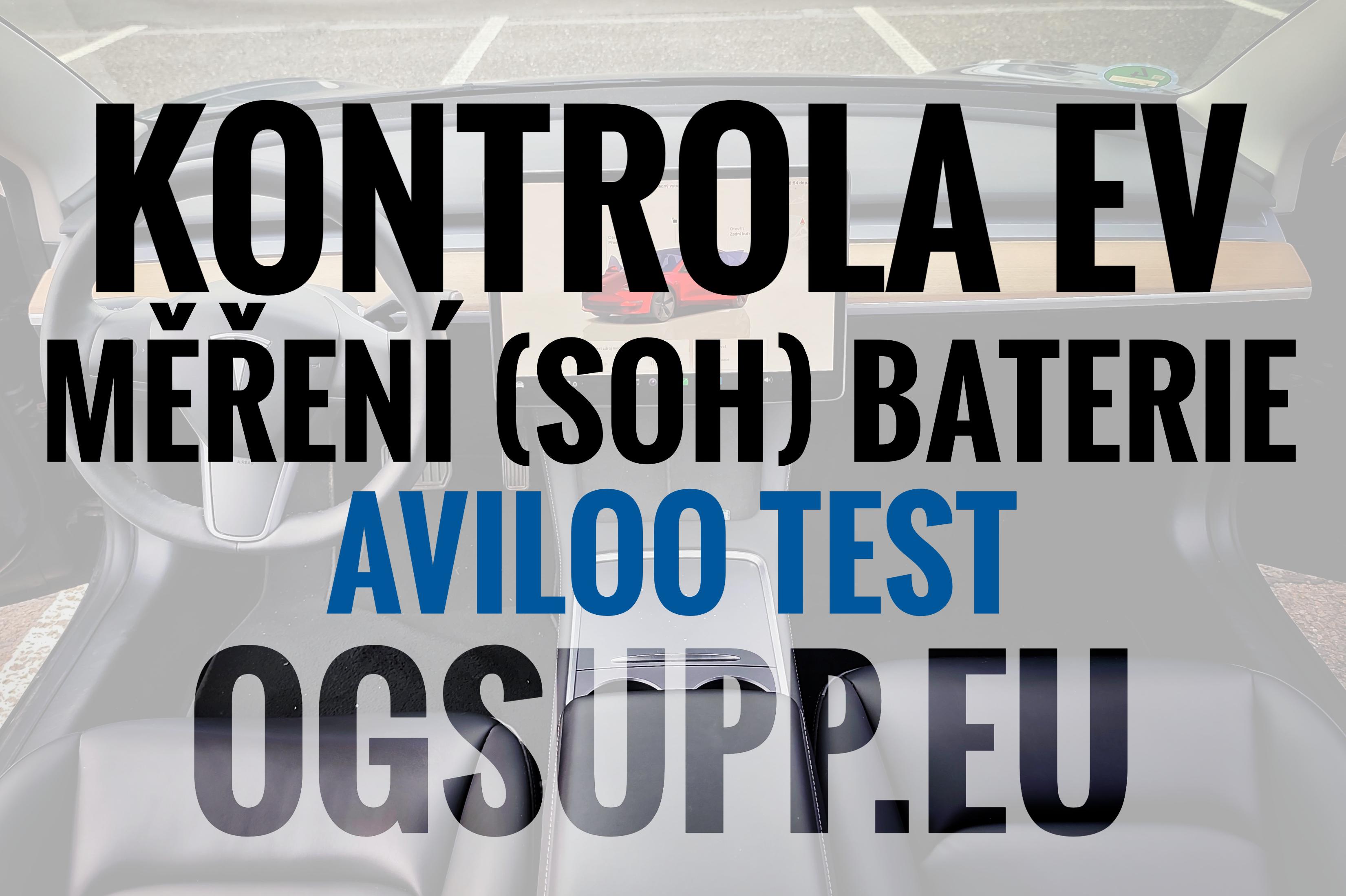 Certifikovaný test baterie elektromobilu EV a PHEV