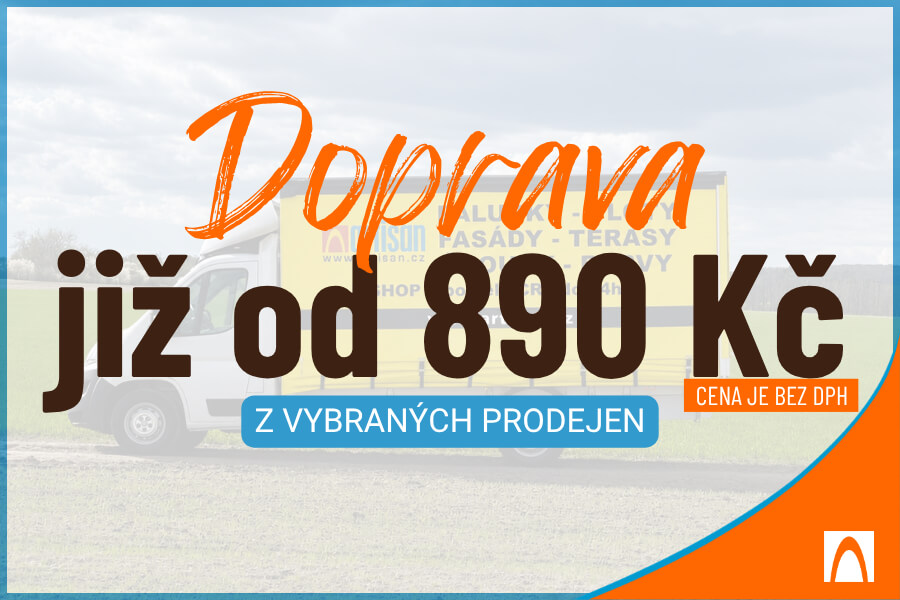 Doprava dřevomateriálu již od 890 Kč