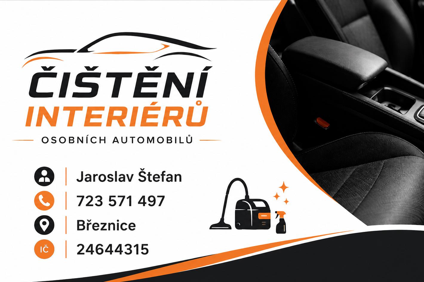 Čištění interiérů osobních automobilů