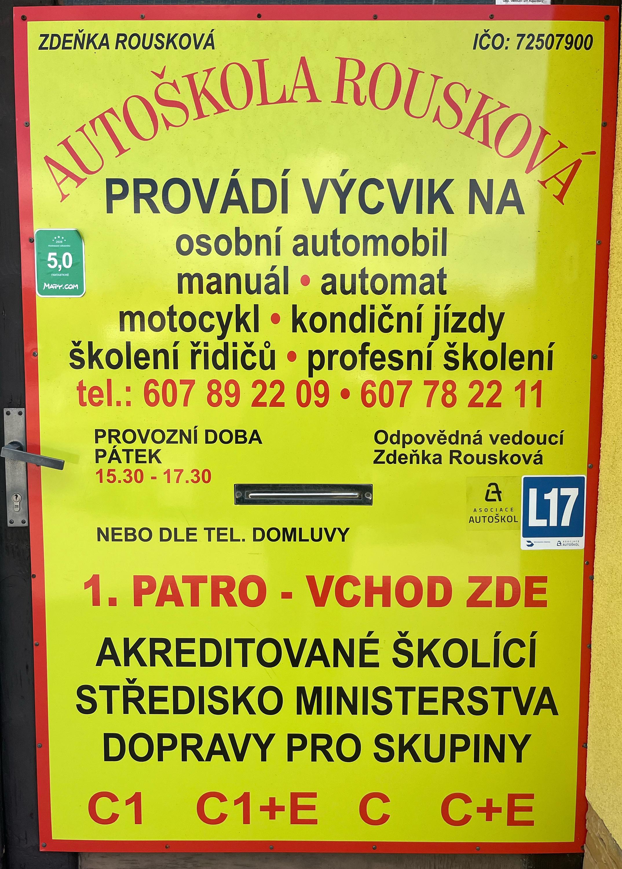 Autoškola Zdeňka Rousková