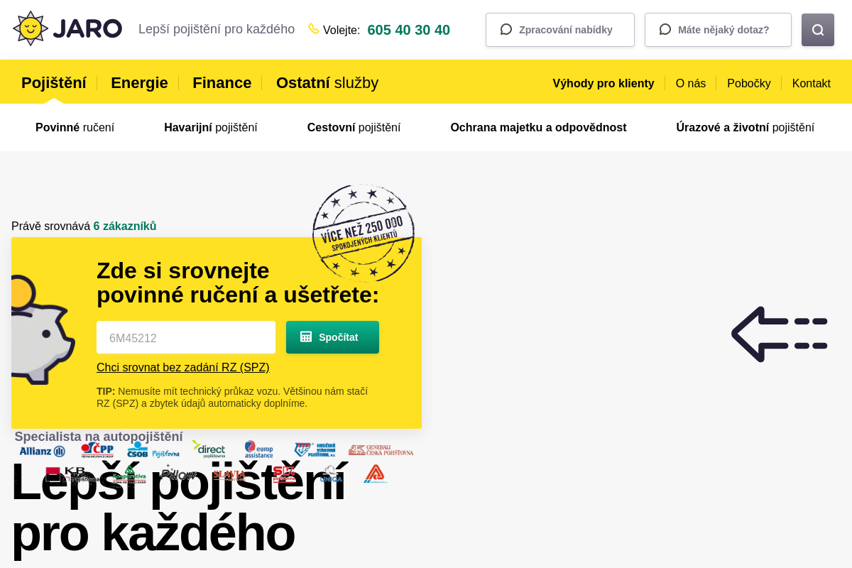 JARO pojištění