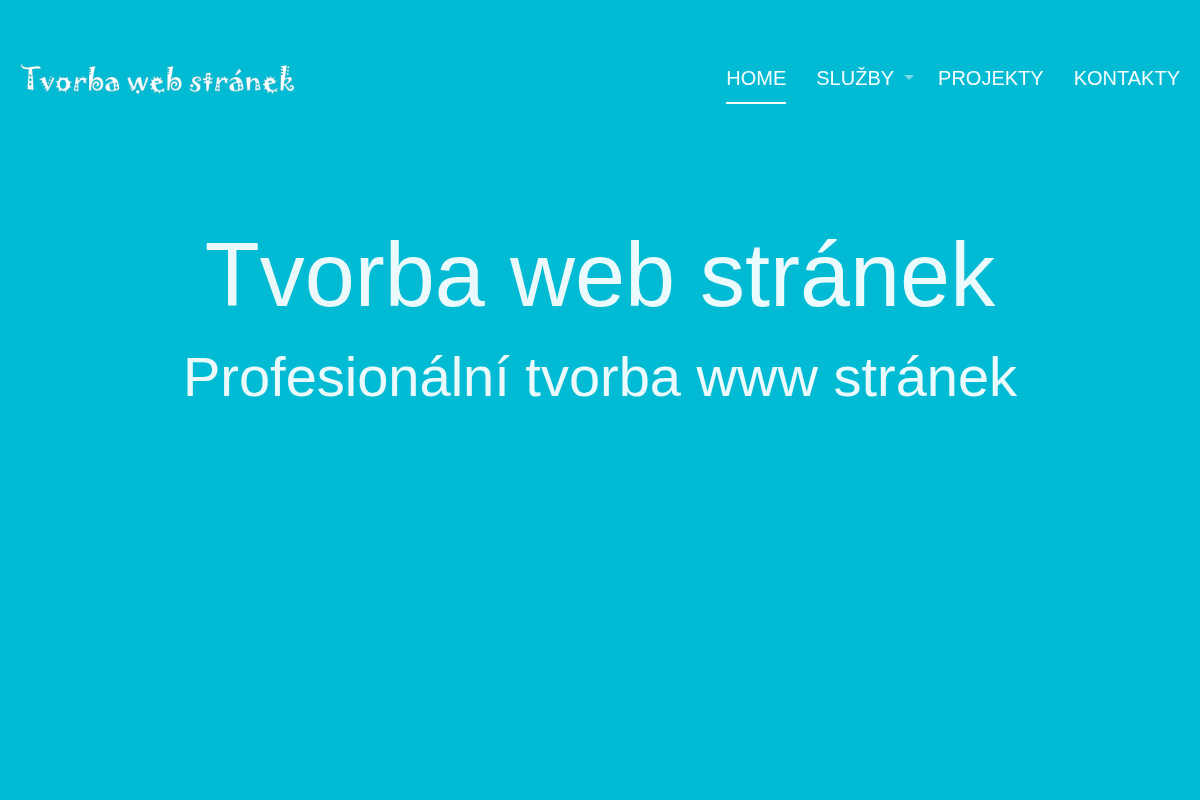 Tvorba web stránek Václav Jesenský
