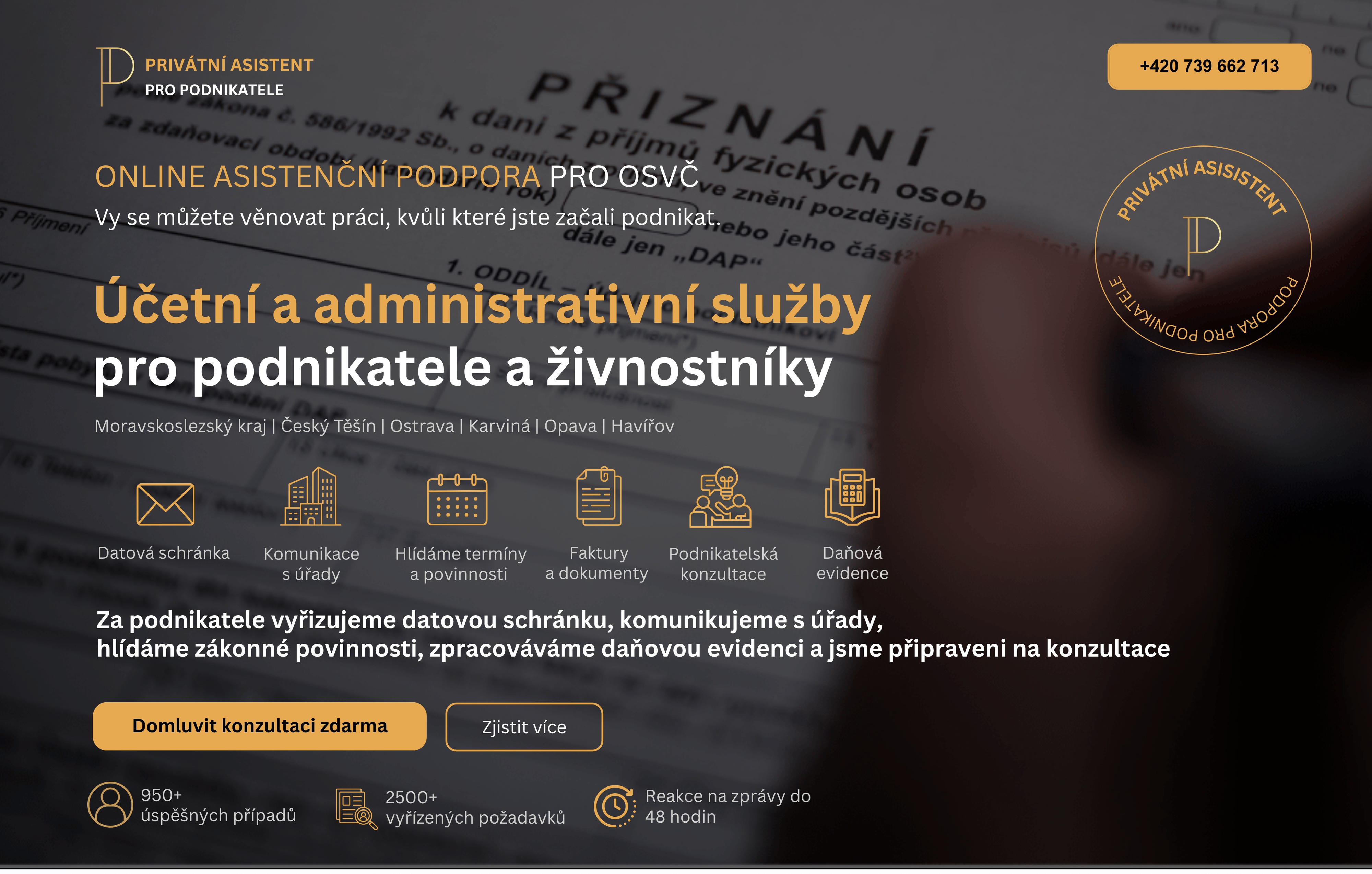 PRIVÁTNÍ ASISTENT PRO PODNIKATELE - účetní služby foto 2