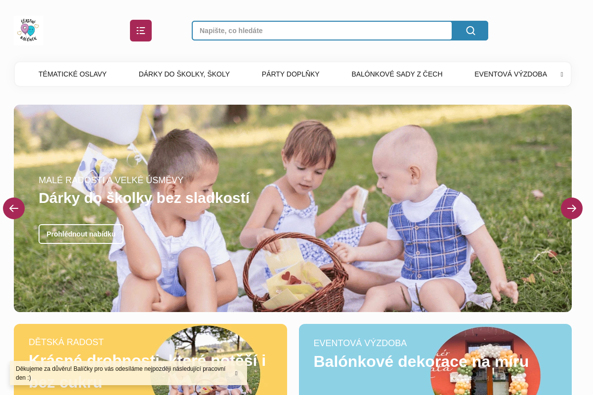 ŠŤASTNÝ BALÓNEK.CZ