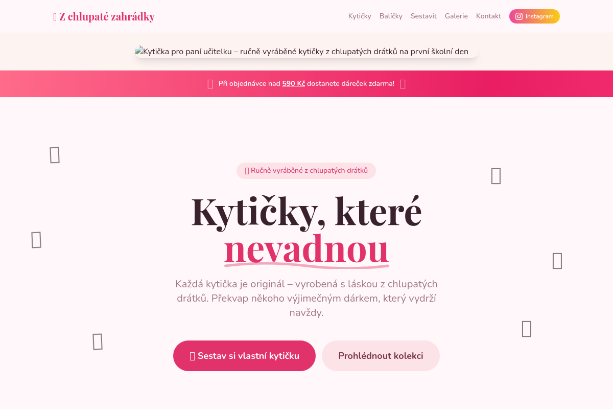 Z chlupaté zahrádky