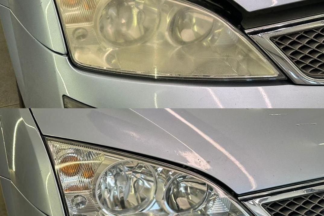 Renovace žlutých světlometů před STK
