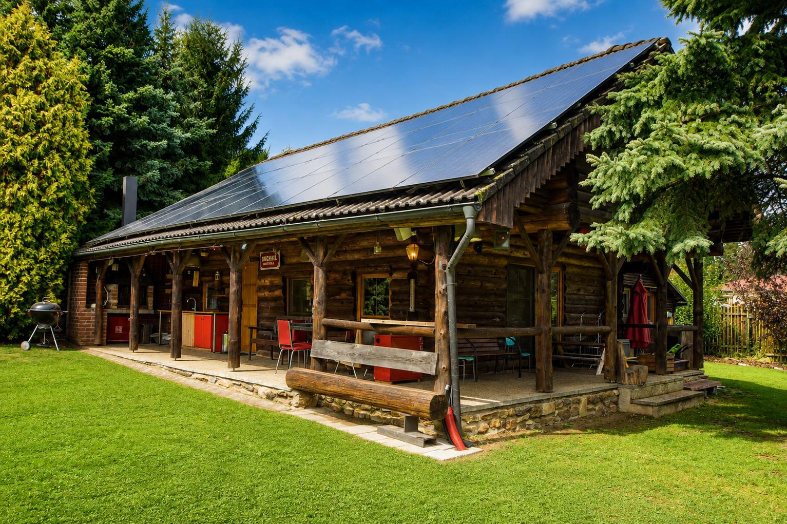 Wooden house in Vysočina Popice